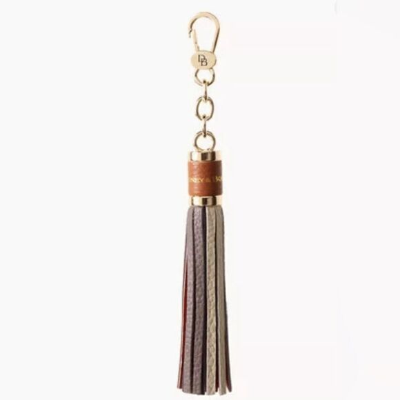 Dooney & Bourke Sammi leather tassel Charm - Picture 1 of 6